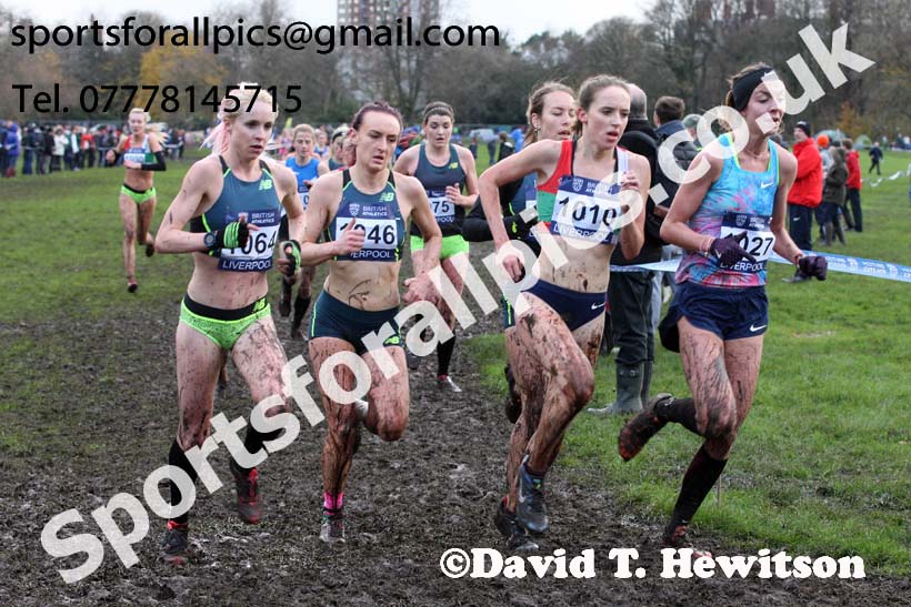 Senior Women and under-23 Womens 2017 British Athletics Liverpool Cross Challenge, Sefton Park, Liverpool. Photo:  David T. Hewitson/Sports for All Pics